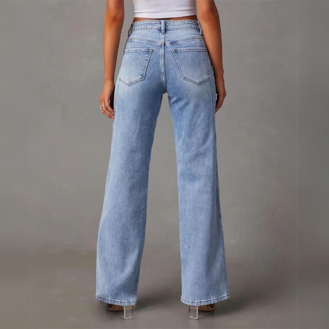 Solly™ |Chic Flared Denim Jeans