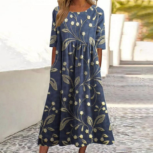 Kharis™ | Classic Floral Midi Dress (Almost Sold Out)