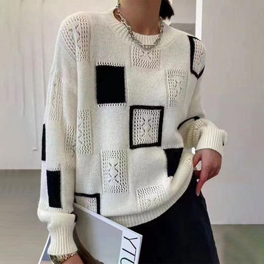 Claribel™ | Geometric Knitted Sweater (Almost Sold out)