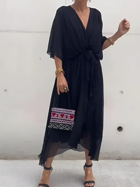 Serafine™ | Flowy V-Neck Maxi Dress (Almost Sold Out)