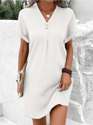 Lisandra™ | V-Neck Casual Midi Dress (Almost Sold Out)