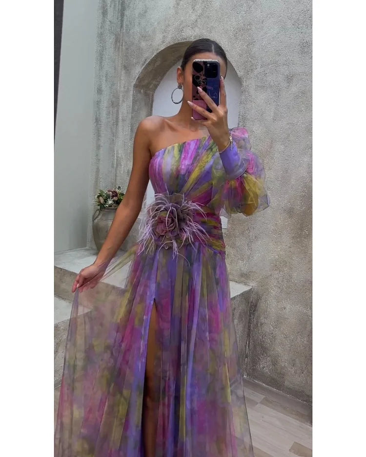 Celisse™ | Premium Luxe One-Sleeve Dress (Almost Sold Out)