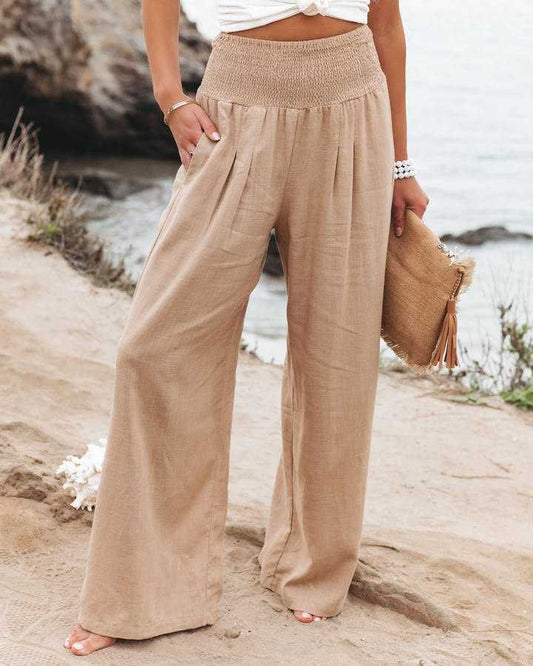 Aileen | Luxe Beach Wide Leg Pants