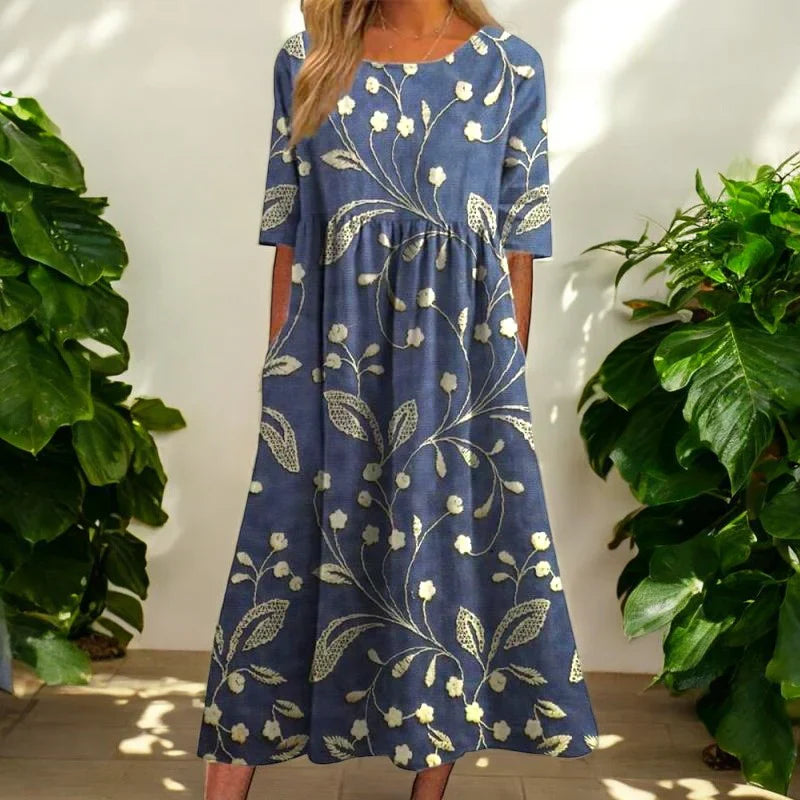 Kharis™ | Classic Floral Midi Dress (Almost Sold Out)